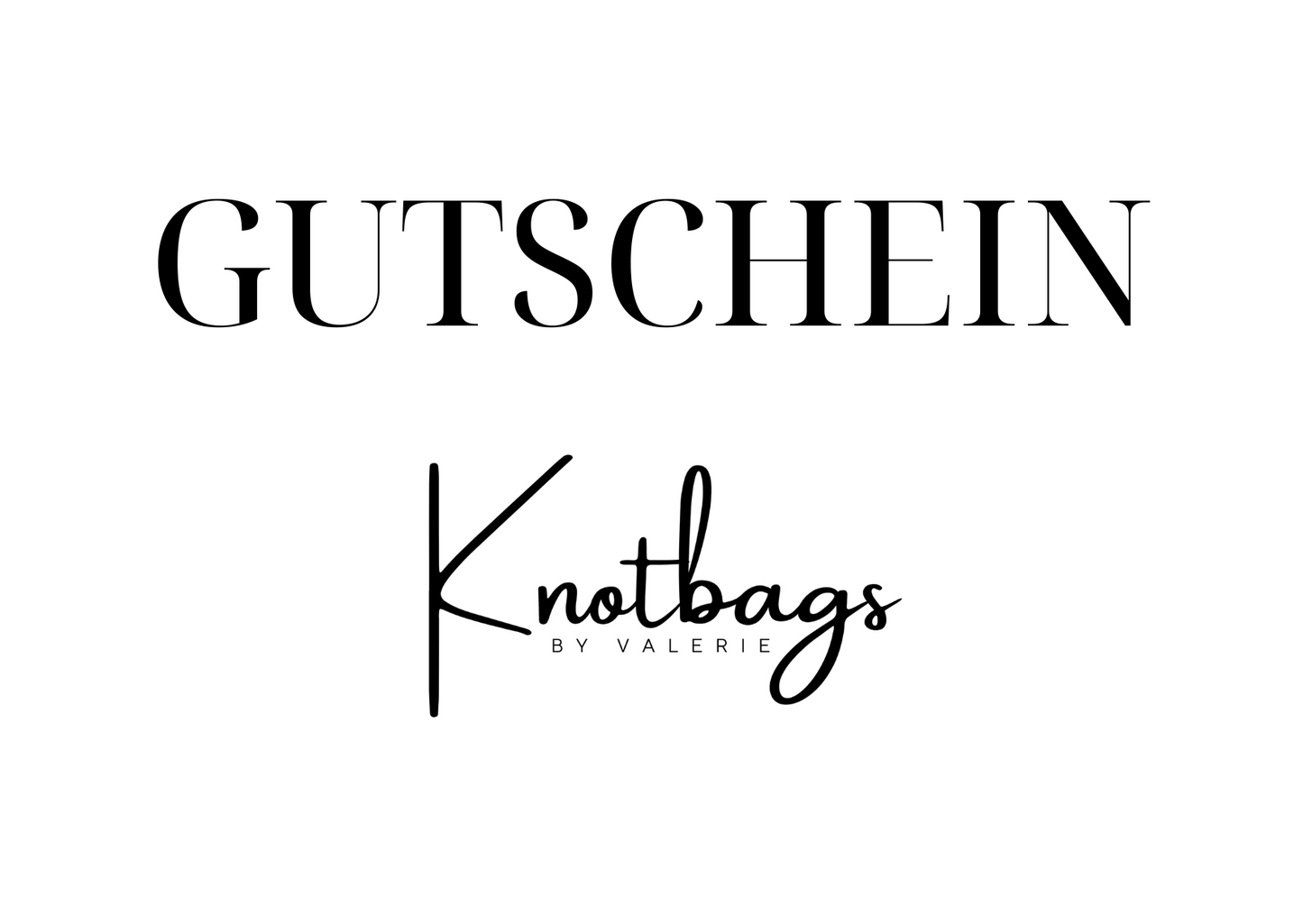 Knotbags Geschenkgutschein